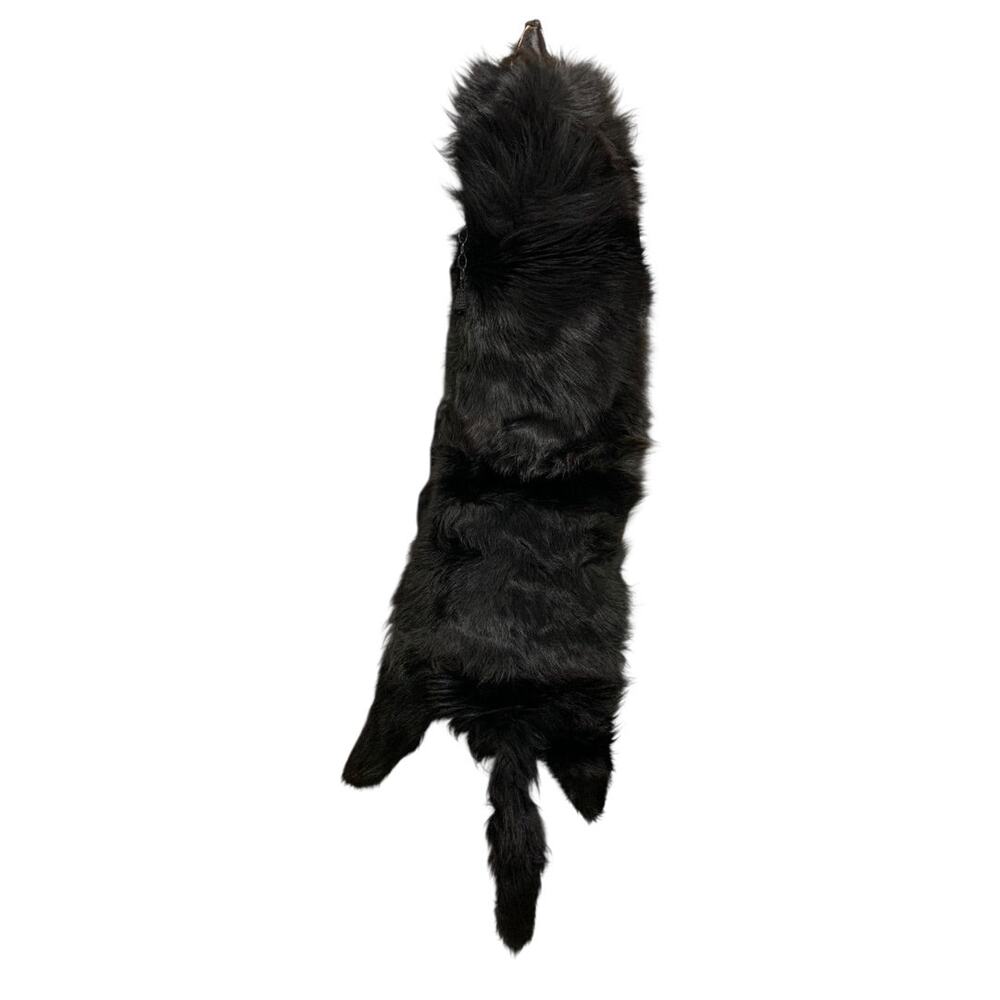1950s‎ Head to Tail Mink Stole Face Dark Brown Pocket Closure 48 Inch